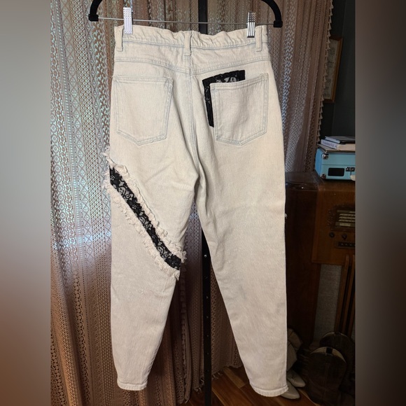 VTG Stefano Jeans With Lace Detail - Picture 5 of 8